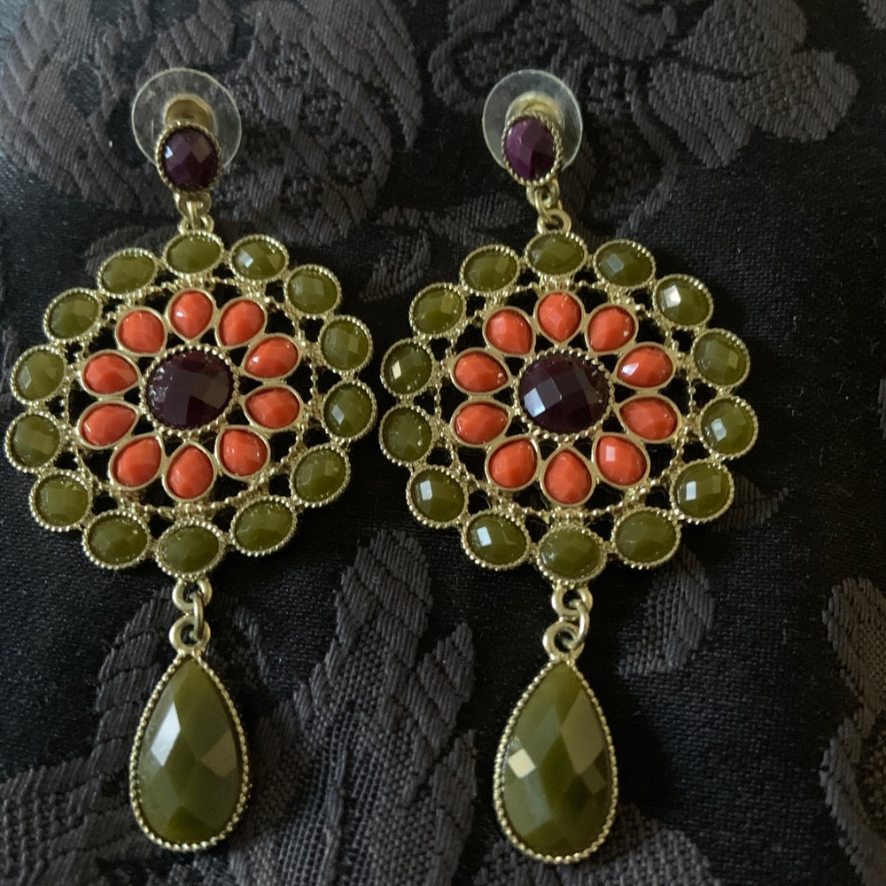 Amrita Singh beautiful drop earrings